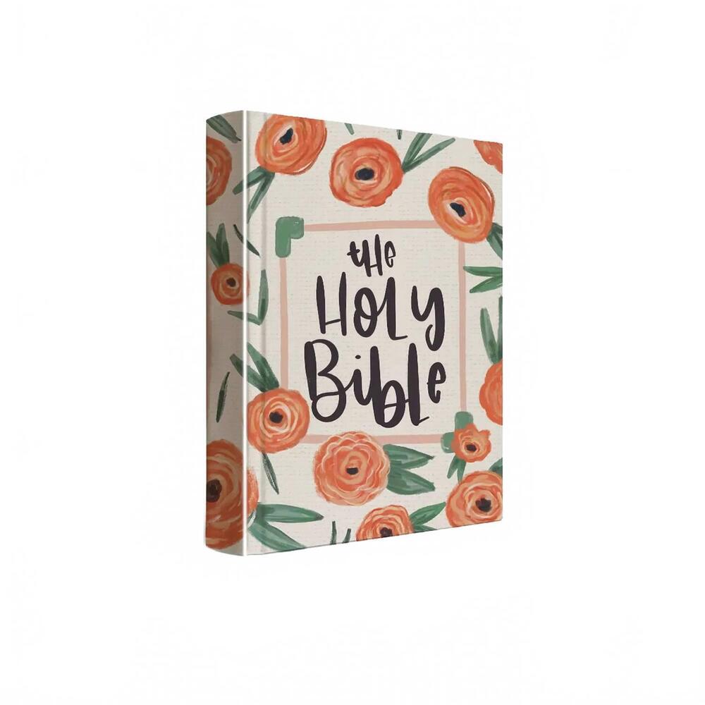 NEW KINGFOLK CO poppies esv journaling bible in beige